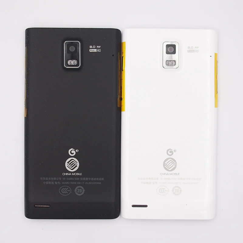 

BaanSam New "China Mobile" Version Battery Door Back Cover Housing Case For Huawei P1 U9200 With Power Volume Buttons