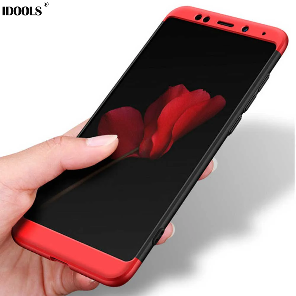 IDOOLS чехол для Xiaomi Redmi 5 Plus Pro Redmi5 3в1 полная защита Матовые чехлы лучшие телефонные |