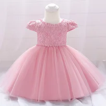 Детская одежда для девочек детское платье-пачка для крещения с цветочным рисунком для девочек, детское платье-пачка для дня рождения, платье с цветочным узором для девочек