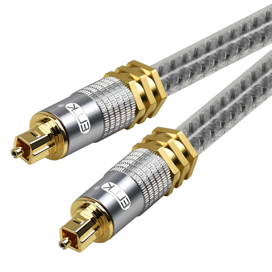10 Top Grade OD8.0mm Spdif Optical Cable Gold Connector Digital Fiber Optical Toslink Audio cable 1m 1.5m 2m 3m 5m (2)