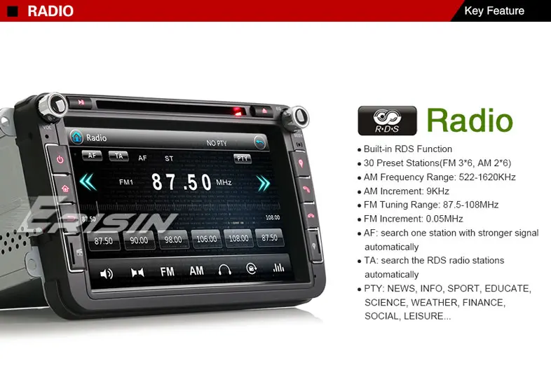 Perfect 8" Special Car DVD for Skoda Roomster 2006-2010 & Patrick 2004-2008 & Octavia II/MK2 2004-2009 & Fabia Combi 2004-2009 12