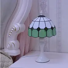 Светлая цветная стеклянная настольная лампа Минималистичная прикроватная маленькая лампа теплый свет украшение для кормления модные настольные лампы ZA