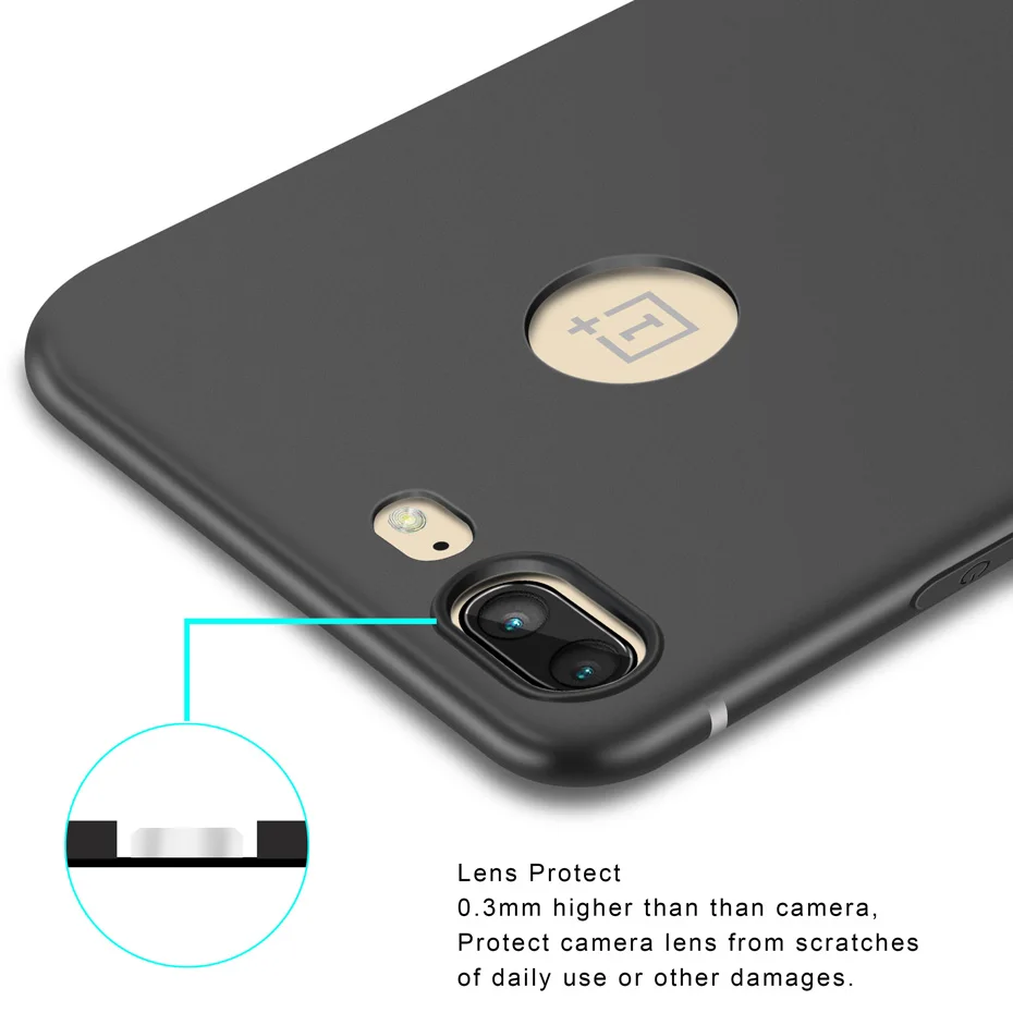 Jderv Soft Case For Oneplus 5 Case Cover Silicone Slim Thin Back Phone Cases For Oneplus One Plus 5 360 Shockproof TPU Cover     (2)