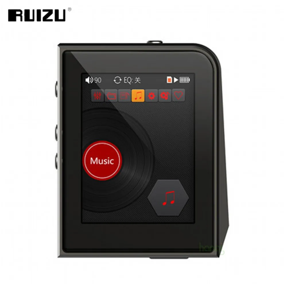 Мини Спортивный MP3 плеер ruidu A50 HD без потерь с экраном 2,5 дюйма Hifi MP3 музыкальный плеер с поддержкой tf-карты 128G/DSD256 - Цвет: Серый