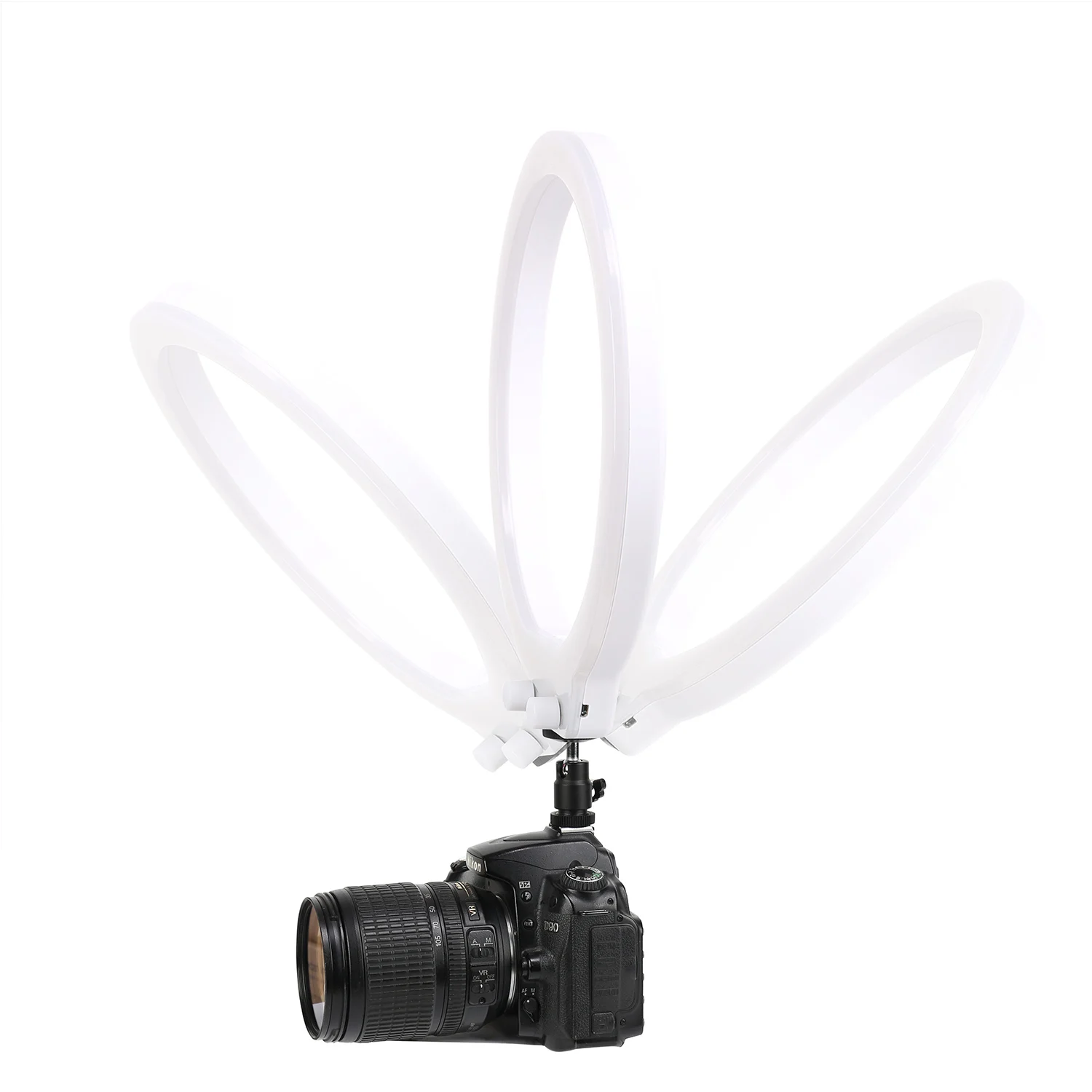 

ZOMEI ZM128 3200K-5500K Camera Photo Studio Phone Video 128 LED Ring Light Photography Dimmable Ring Lamp