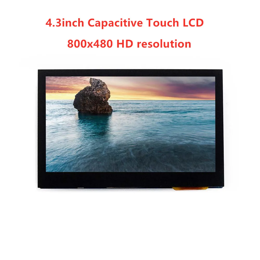 

Waveshare 4.3inch Capacitive multicolor graphic Touch IPS LCD display ,4.3inch diagonal, 800x480 pixels,Touch Controller GT911