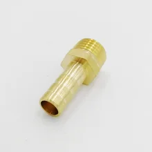BPC 8-02 латунных фитингов 8 мм штуцер для шланга хвост 1/4» BPC резьбовое соединение с внешней резьбой совместных Медь муфта адаптер