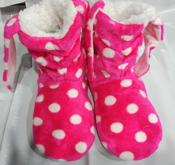 Mnterrm/Модная обувь из плотного бархата; коллекция года; женские зимние тапочки; милый плюшевый кролик с ушами; домашние тапочки для семьи - Цвет: Pink