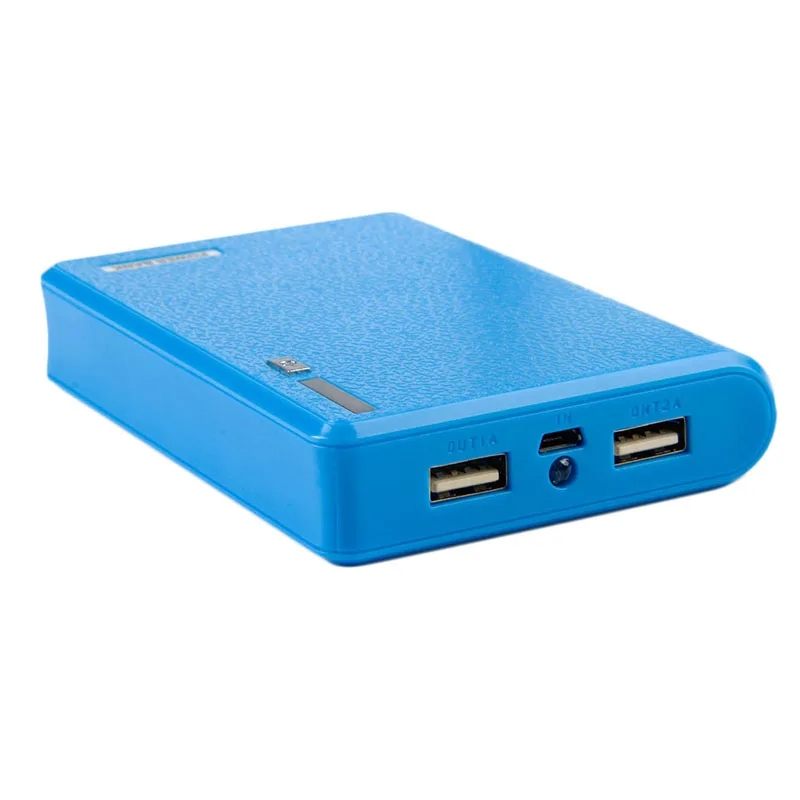 

Dual USB Power Bank External Backup Battery Charger Box Case High Quality