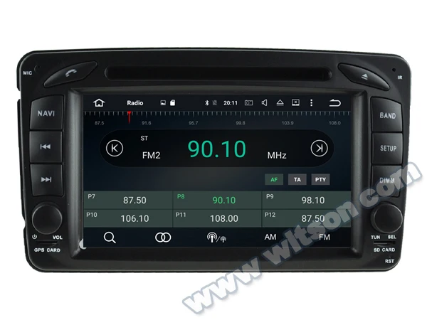 WITSON Android 10 0 IPS HD экран для BENZ W203 CLK W209 M W163 W639 автомобильный DVD 4 Гб RAM 64 FLASH 8 Octa Core DVR/WIFI