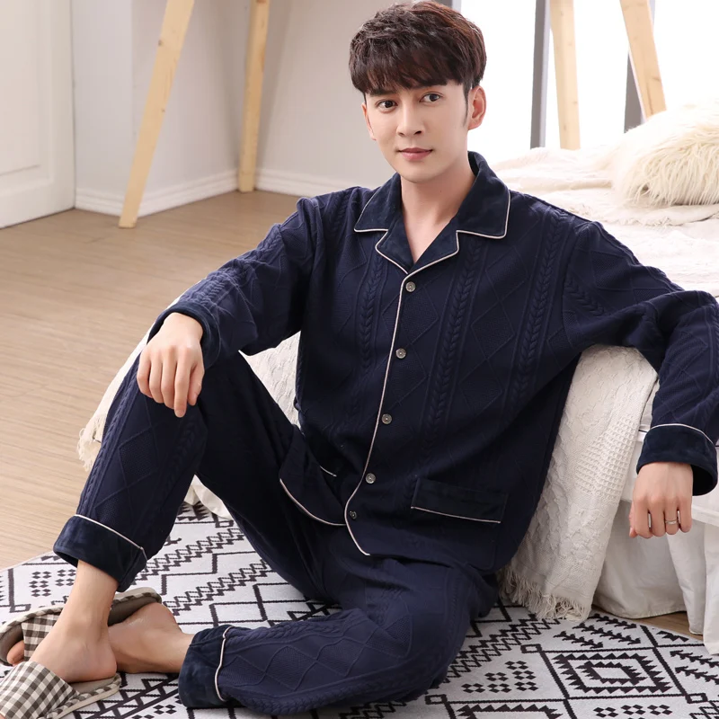 Buy Pajamas Men Autumn And Winter Mens Pyjamas Thin