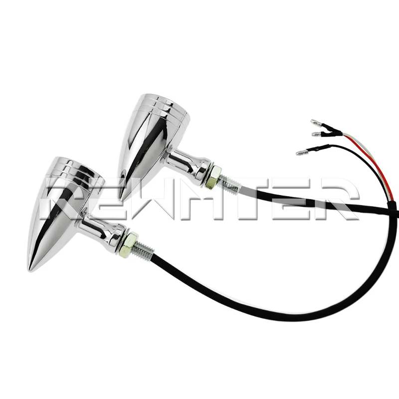 Motorcycle-Accessories-LED-Turn-Signal-Chrome-Bullet-Blinker-Orange-Indicator-Lights-Gray-Lens-10mm-Vintage-For (4)
