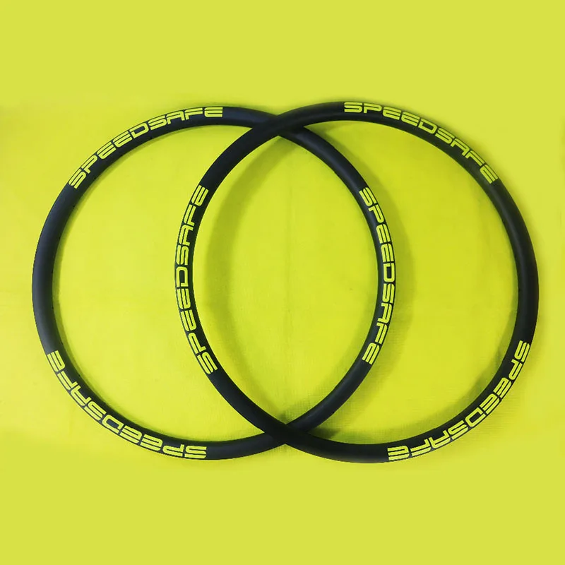 SPEEDSAFE 29er MTB ENDURO 40mm asymmetric 28mm deep carbon bike rims ...
