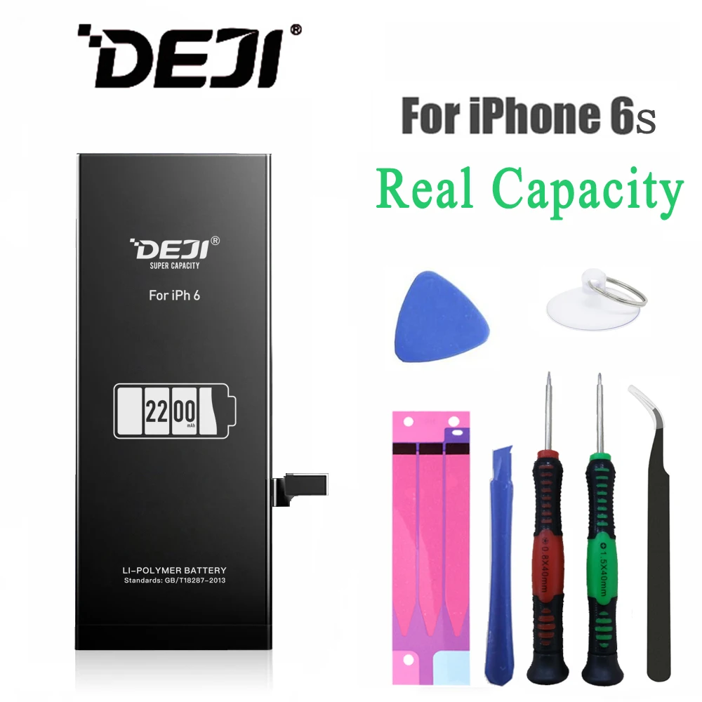 Оригинальный литиевый аккумулятор DEJI для iPhone 6 s 6sp 7g 7 P запасная Новая батарея