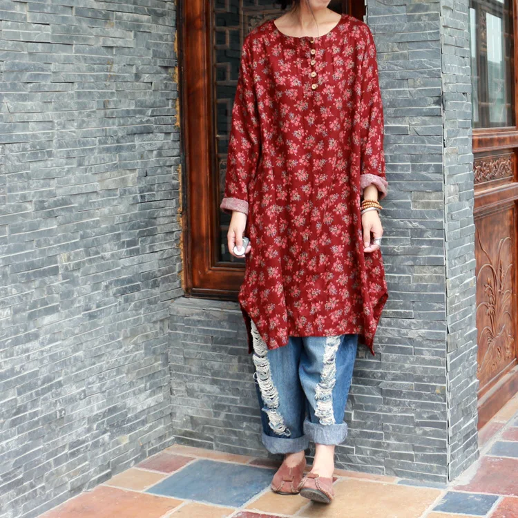 font b Women b font Shirts 2016 Autumn Linen font b Women b font Tops