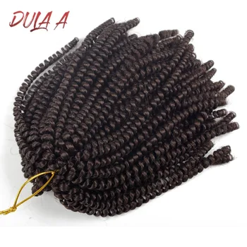 

Dula A Ombre Hair Extension Crochet Spring Twist Crochet Braids Synthetic Braiding Hair Jamaica Bounce Fluffy Twist Crochet hair