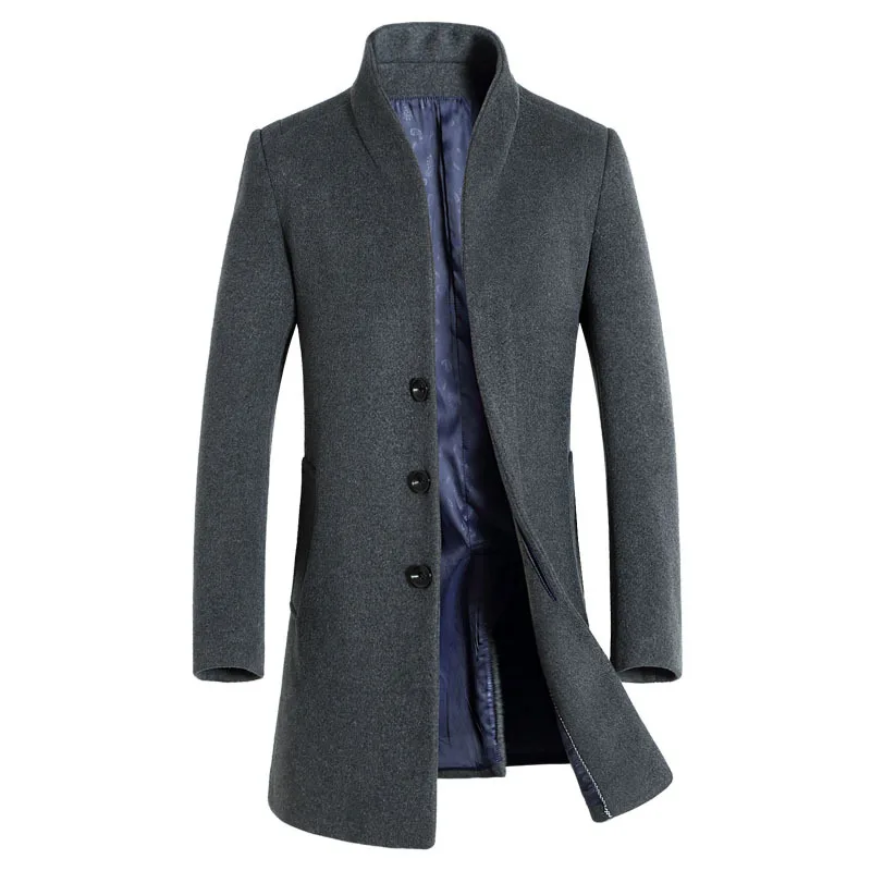 MRMT брендовые осенние мужские куртки шерсть в длинном пальто для мужчин Молодежный досуг тонкая шерсть, шерстяная ткань пальто одежда