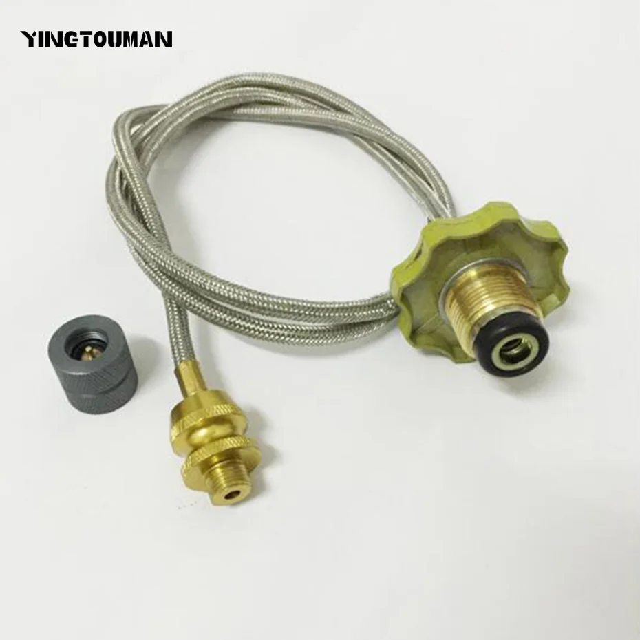 YINGTOUMAN Multifunction Camping Stove Propane Refill Adapter LPG Flat