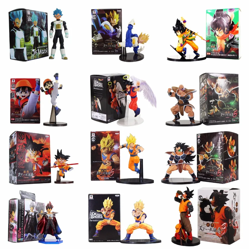 

Dragonball Figure Dragon Ball Z DBZ Son Goku Gokou Yamcha King Vegeta Pan Raditz Nappa PVC Action Toy Figures Dolls