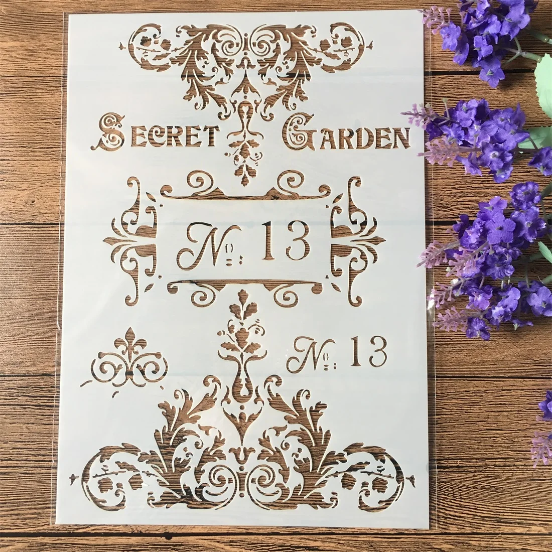 

1Pcs Garden Flower A4 DIY Craft Layering Stencils Wall Painting Scrapbooking Stamping Embossing Album Decor Paper Card Template