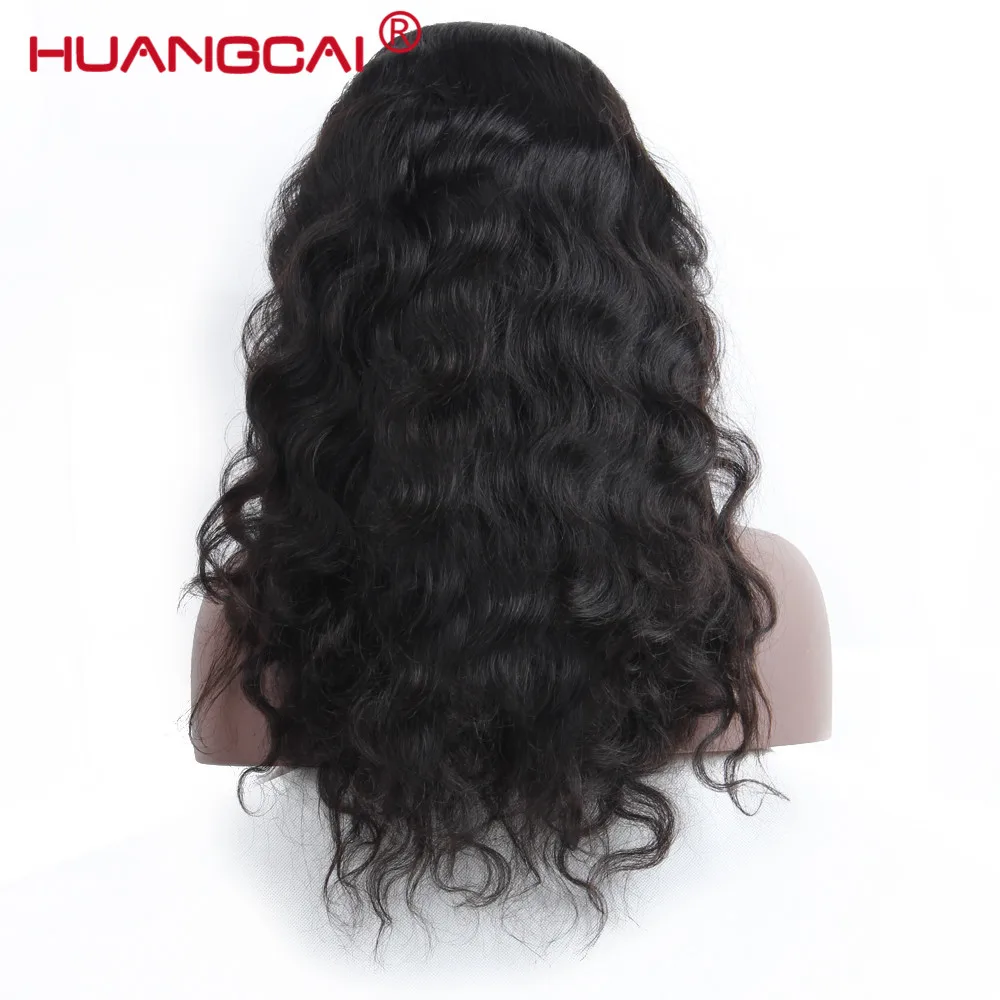 Huangcai Brazilian Body Wave 360 lace frontal wig for Black Women 150% Density Pre Plucked Human Hair Wigs 10-22Inch Remy body-wave-with-frontal