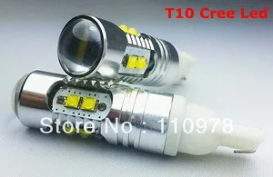 2pcs CREE XBD  Chips 50W T10 W5W 194 168 921 LED Width Lamp car wedge light bulb white