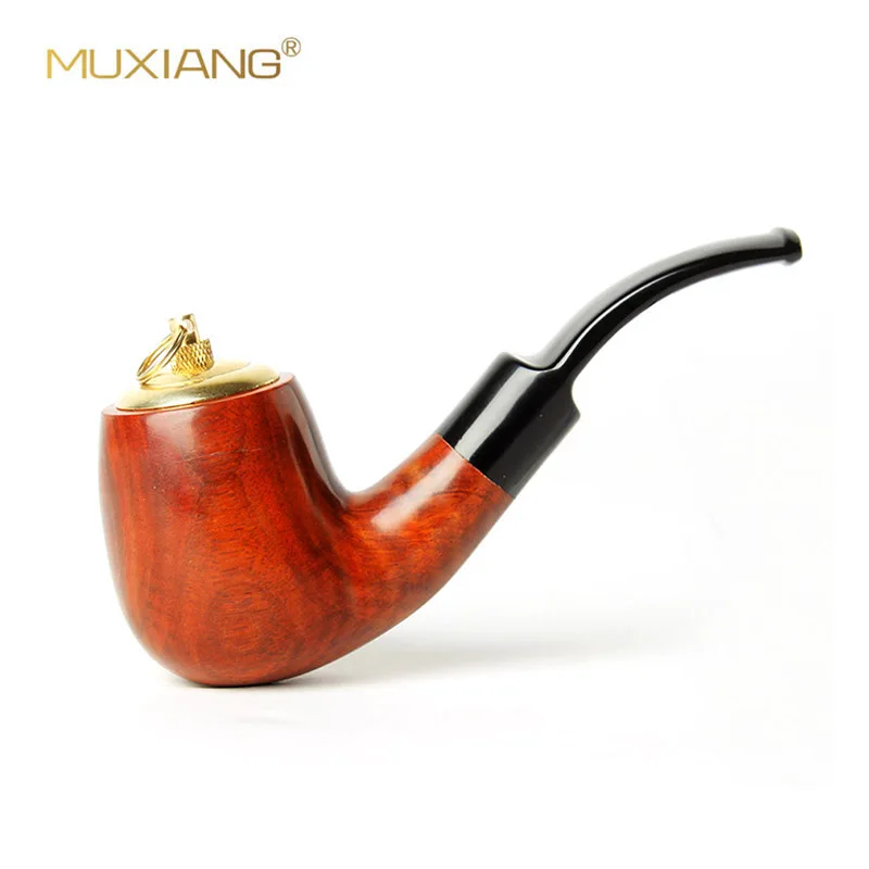 

MUXIANG 1 Pcs Dual Purpose Portable Wood Smoking Pipe Tobacco Pipe 9mm Filter Wooden Pipe Cigarette Holder Accessories as0001