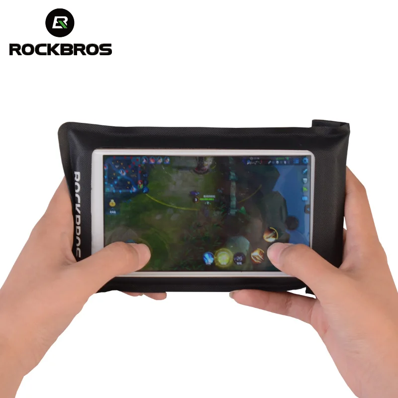 Водонепроницаемая велосипедная сумка ROCKBROS рама на верхнюю трубу с защитой от