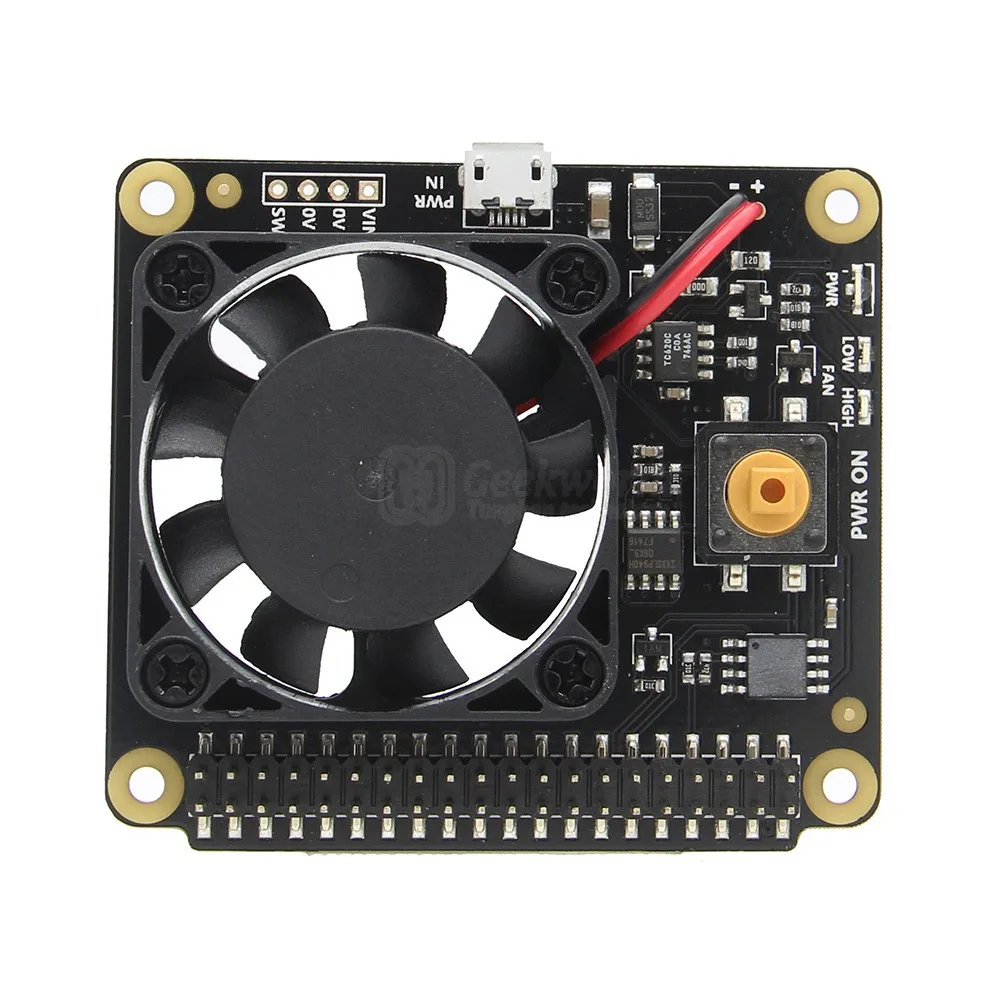 Raspberry Pi X730 управление питанием безопасное отключение функция автоматического