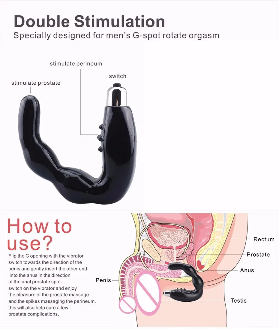 Quality Anal Plug Sex Toys for Men Butt Plug Anal Dildo Anal Vibrator Erotic Toys Prostate Massage for Gay [Sale]19 4