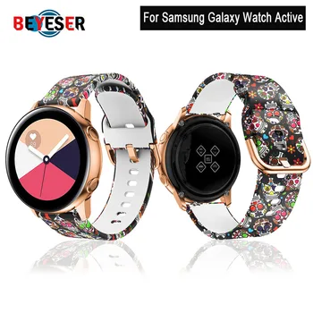 

20mm Watch Strap for Samsung Galaxy Watch Active Soft Sports Silicone Replacement Band Bracelet Wristband for Amazfit Bip Correa