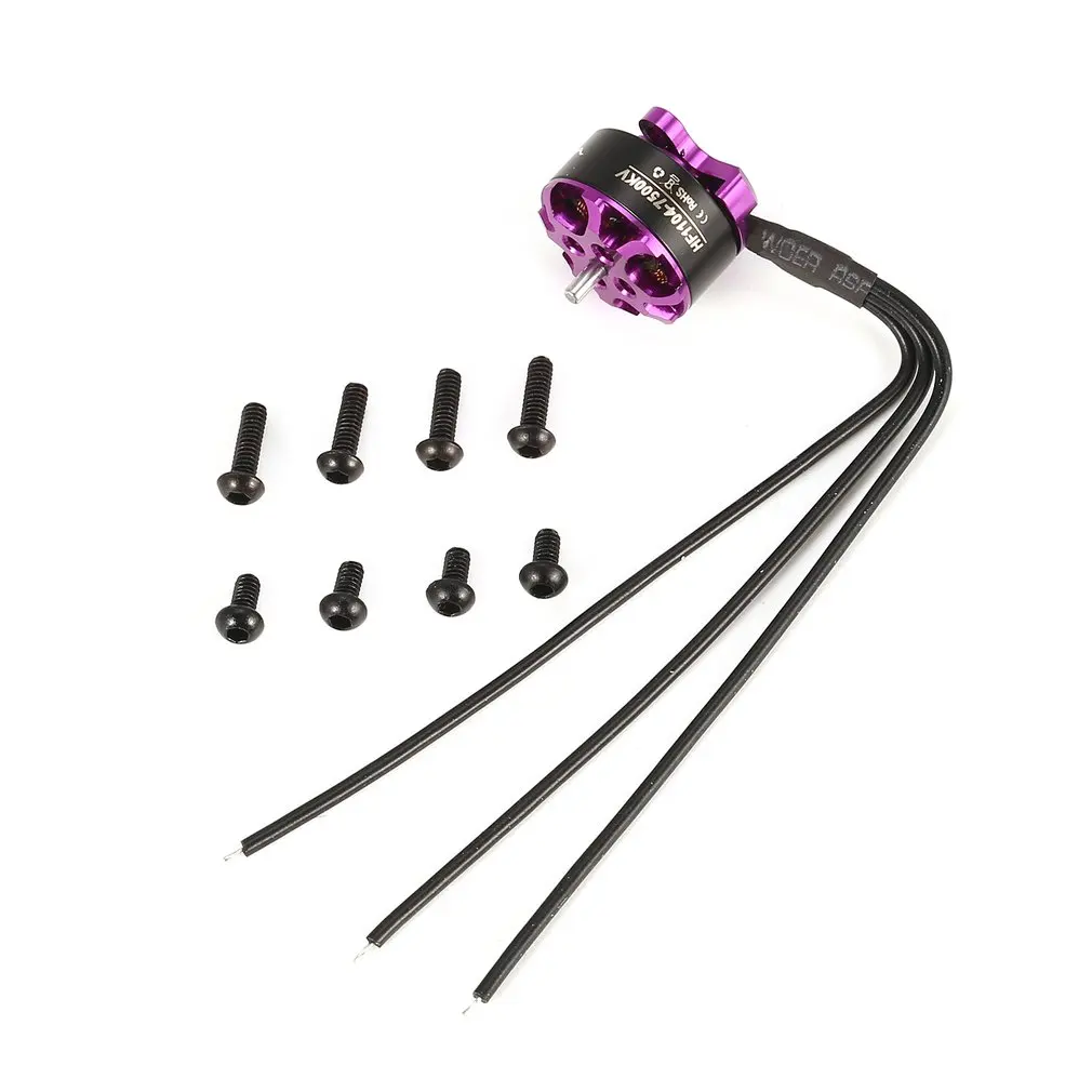 1/4 шт. HGLRC пламя 1104 7500KV 2 S безщеточный для RC FPV Racing беспилотный самолет вертолет