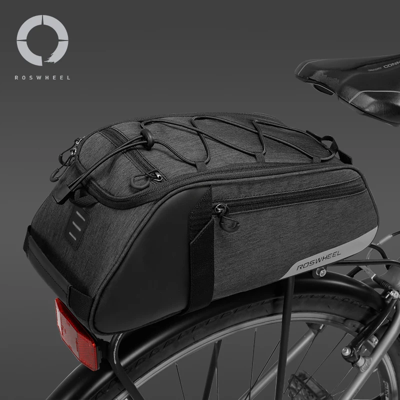 

ROSWHEEL 2018 ESSENTIAL 8L mtb bike bag bicycle trunk bag pannier cycling cycle bags multi function bycicle accessories