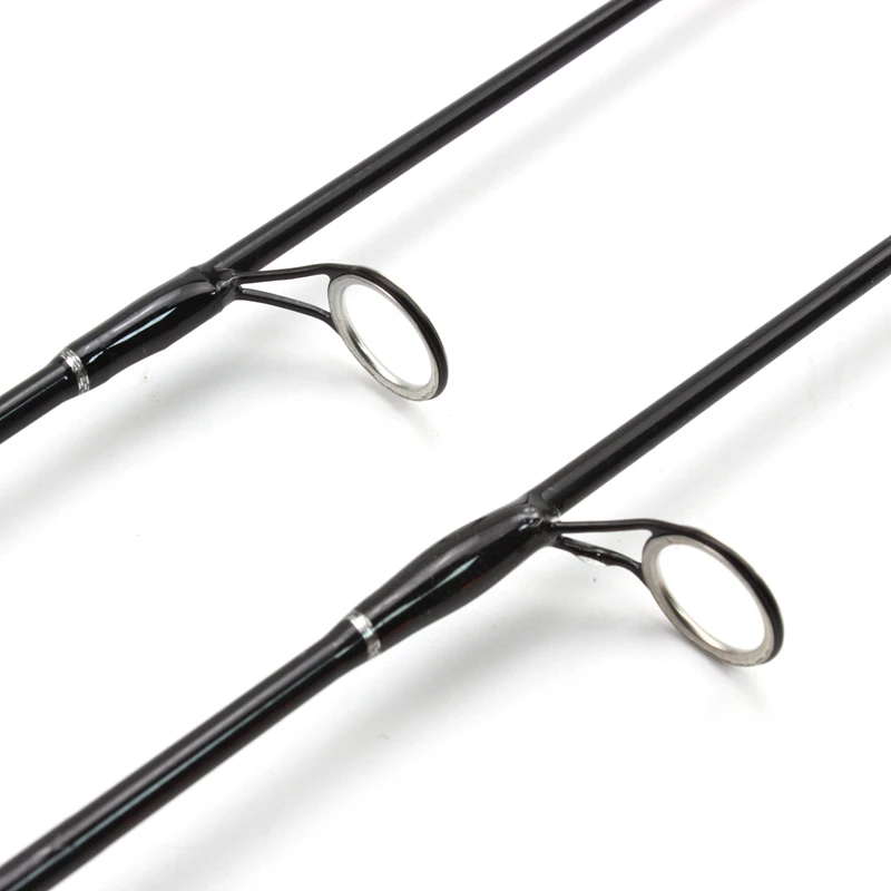 Baratos 2 uds. 50cm caña de pesca de invierno cañas de pescar en hielo material de carbono viaje trasbordador aparejos de pesca poste giratorio
