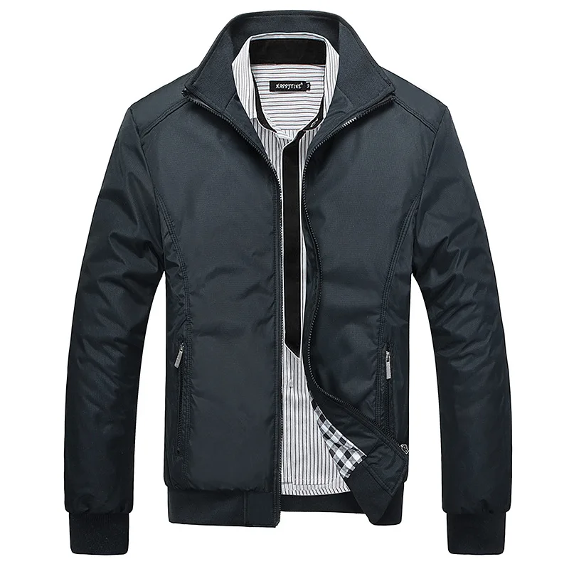 

Quality High Men's Jackets Men New Casual Jacket Coats Spring Regular Slim Jacket Coat for Male Wholesale Plus Size M-5XL