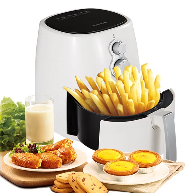 22%,3.5L Smart home Oil free Air Fryer 15min Fast heating Frying Pan