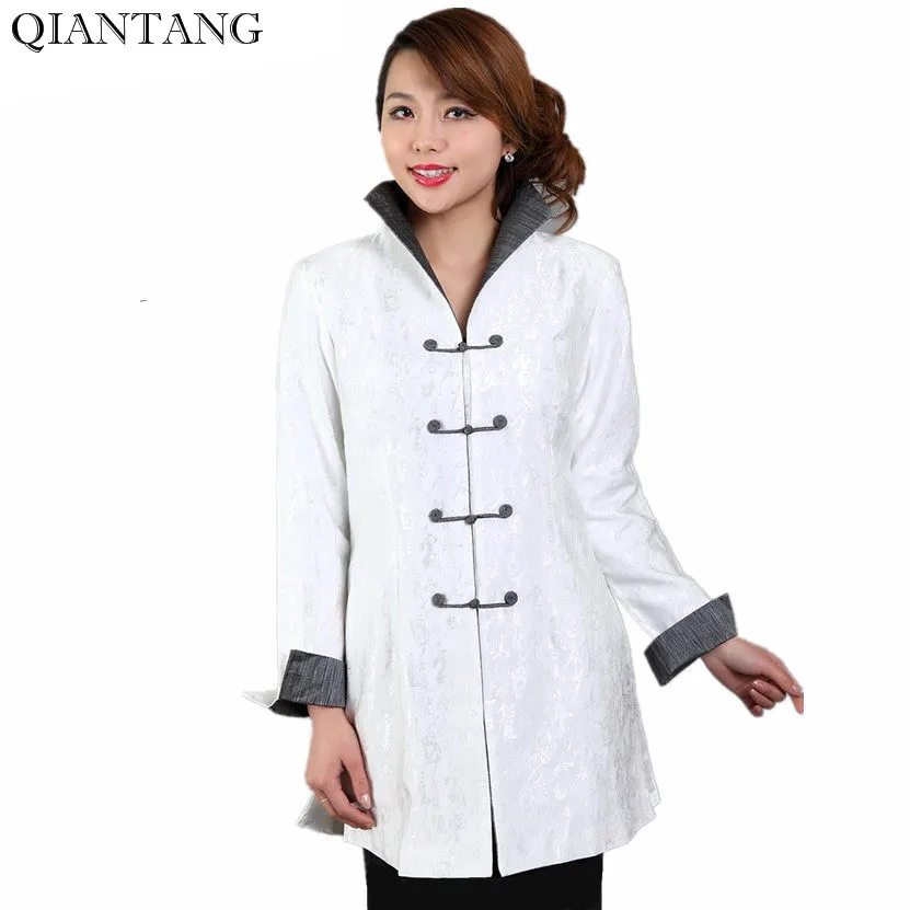 Buy High Quality White Women's Long Jacket Traditional