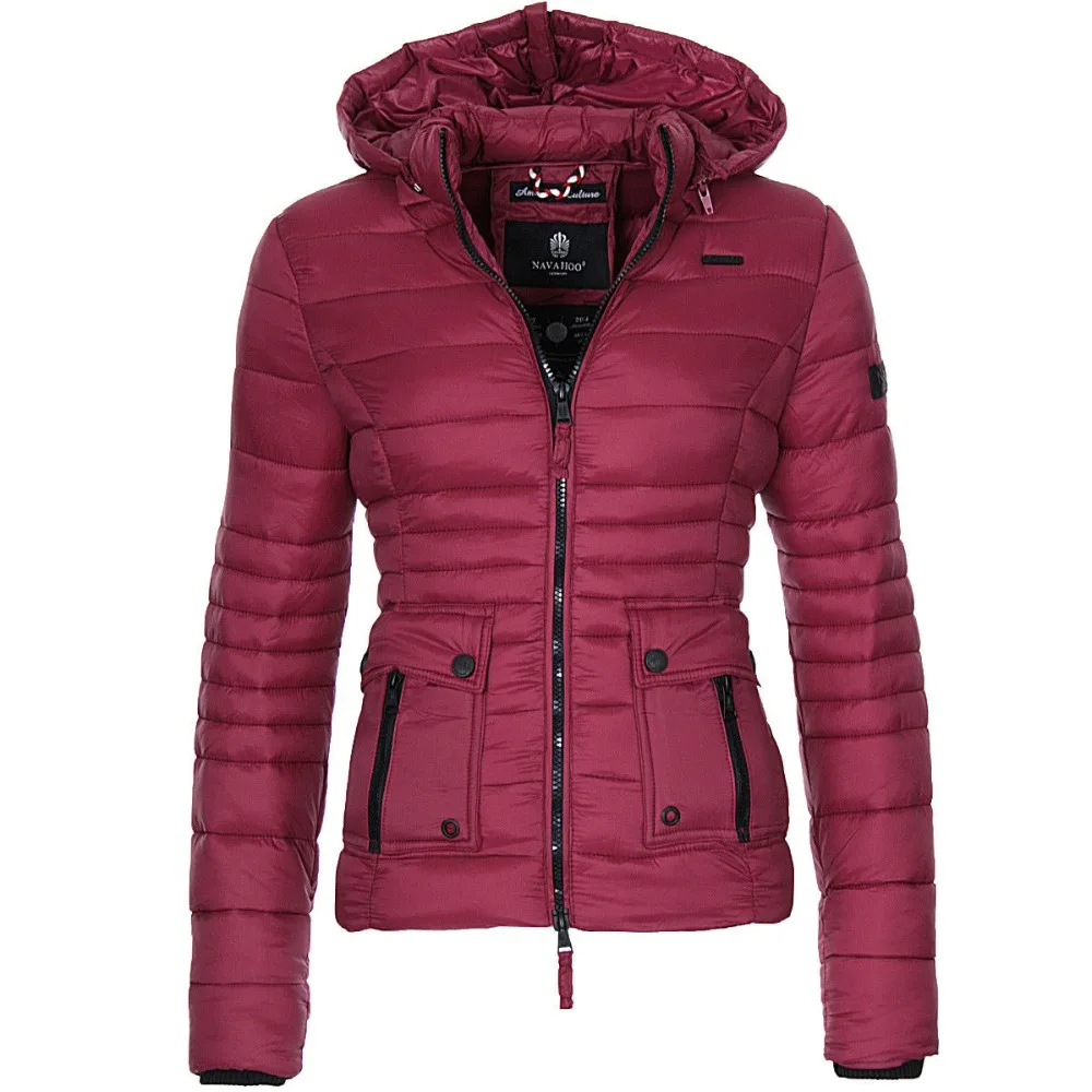 ZOGAA, зимнее пальто для женщин, теплая куртка-пуховик, модная женская парка, повседневное приталенное пальто с капюшоном, верхняя одежда, Женская парка, куртки