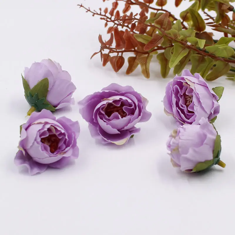 VINAMIT 10pcs 5cm peony flower head artificial silk flower for wedding decoration DIY wreath decoration flower fake flower VINAMIT 10pcs 5cm peony flower head artificial silk flower for wedding decoration DIY wreath decoration flower fake flower