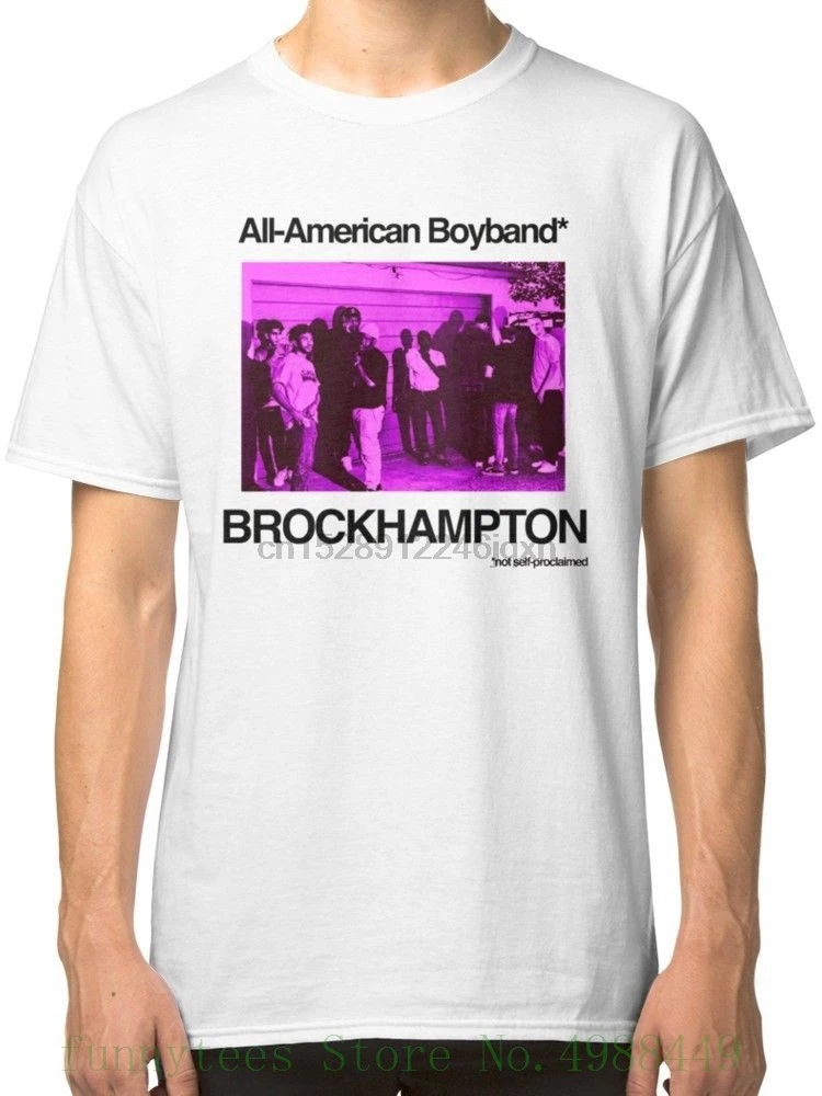

Brockhampton All - American Boyband Men Clothing T Shirts Tees O-neck Fashion Casual High Quality Print T Shirt