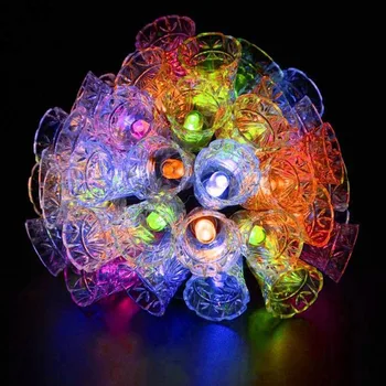 

5M 28 LED Bell Fairy Christmas String Light AC 220V RGB LED Xmas Tree Light for Party Outdoor Holiday Wedding Decoration