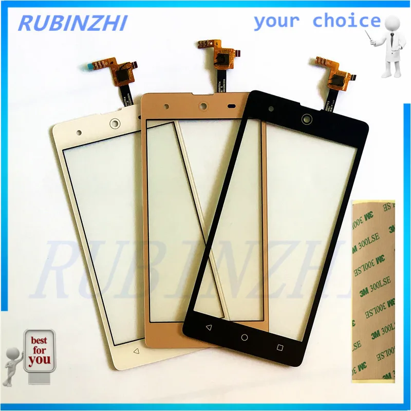 RUBINZHI Mobile Phone Touch Panel Lens Touch Screen Sensor For BQ BQS