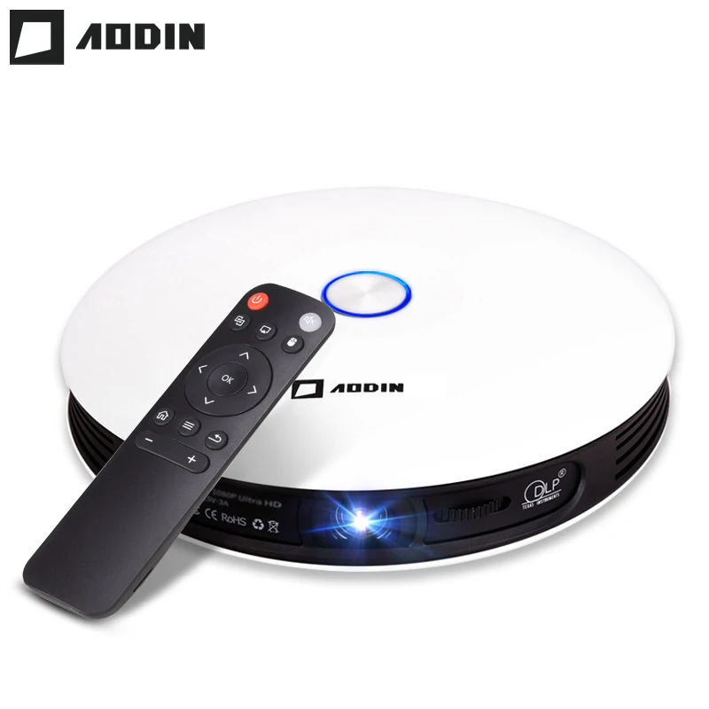 DLP проектор AODIN M18 HDMI 1080P светодиодный K 2 + 16 ГБ Android|3d pocket projector|projector hdprojector hdmi |