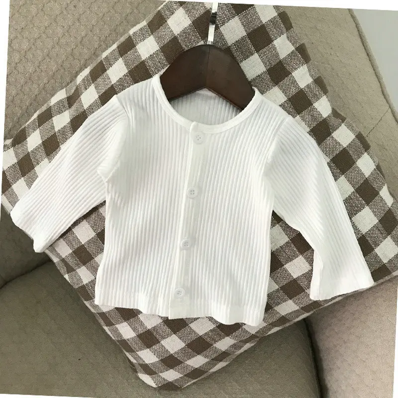 Baby Boy Girl Cardigan Cotton Long Sleeve Sweater For Newborn Infant Warm Clothes Kids Boy Girl Knitwear Clothing Knitted Shirt(4)