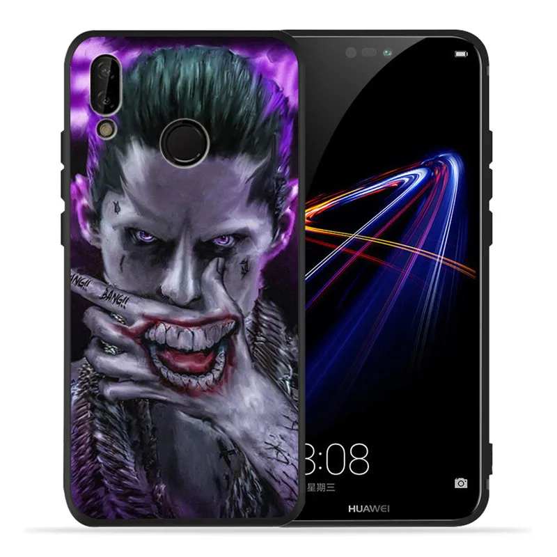 Harley Quinn Joker DIY для huawei P8 P10 P20 P30 mate 10 20 Honor 8 8X 8C 9 V20 10 Lite Plus Pro Чехол Coque Etui Funda