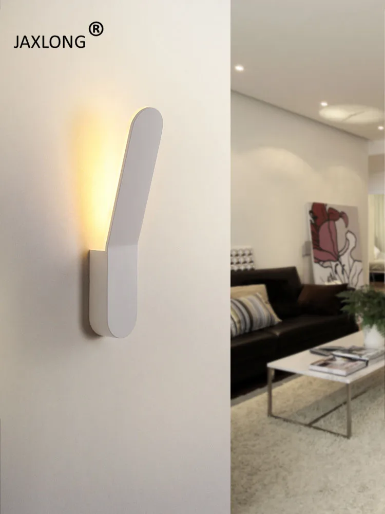

Modern Simple LED Wall Lamp Bedroom Bedside Wall Sconces Creative Decor Light Fixture Corridor Personality Wall Lights for home