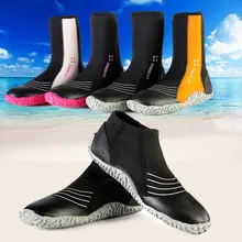 Совершенно новые премиум неопреновые 5 мм высокие ботинки на молнии Гидрокостюмы и 3 мм низкие ботинки/болотные ботинки