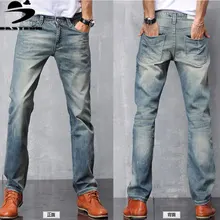 2016 new Designer Jeans Men denim pants long trousers men summer jeans cotton trousers top denim