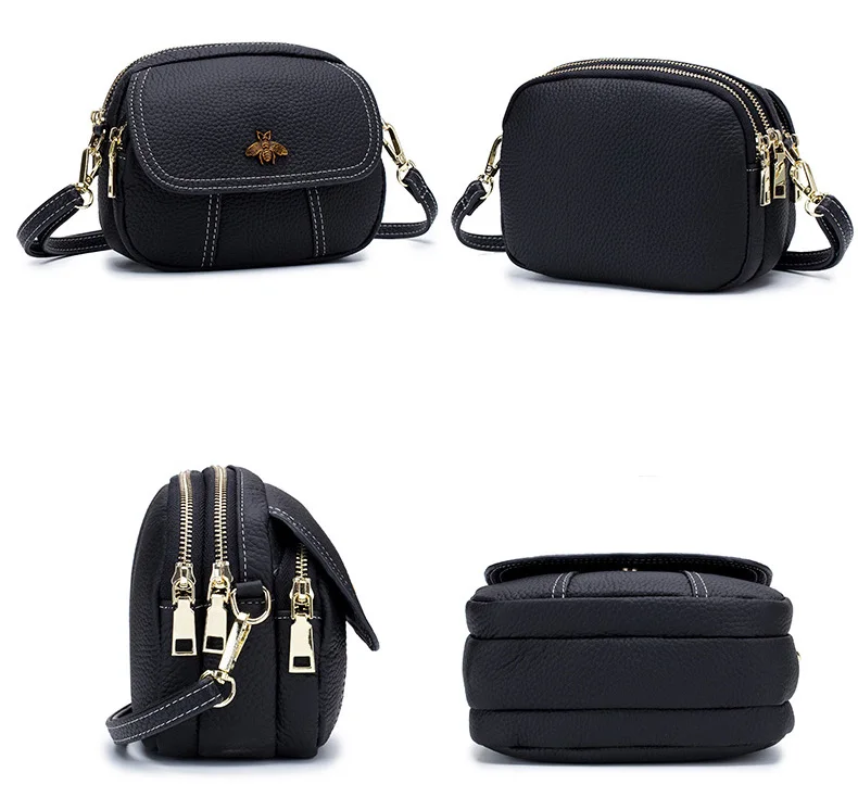Women genuine leather crossbody bag 18