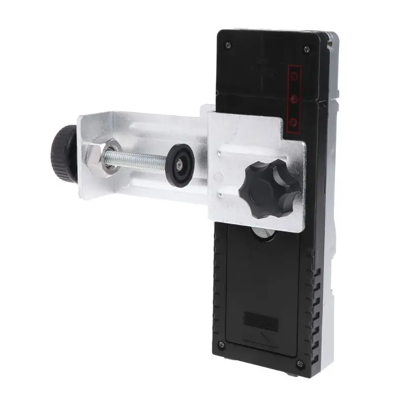

Level Laser Detector Red Beam Light 635nm Cross Line Outdoor Receiver with Clamp